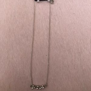 Brand new cute silver necklace with earrings